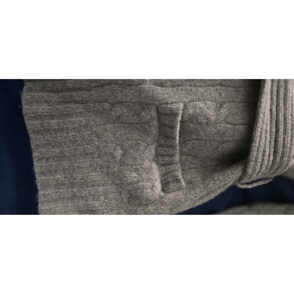 Polo Ralph Lauren Cable‑Knit Wool/Cashmere Cardigan – Castleton Green -Women's M - Picture 11 of 16